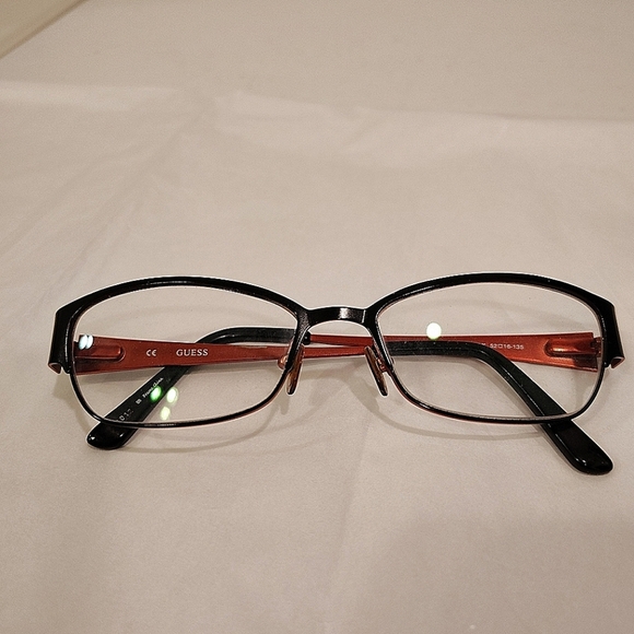 Guess Accessories - Guess GU 2329 Black Rectangular Eyeglasses Frames 52-16-135